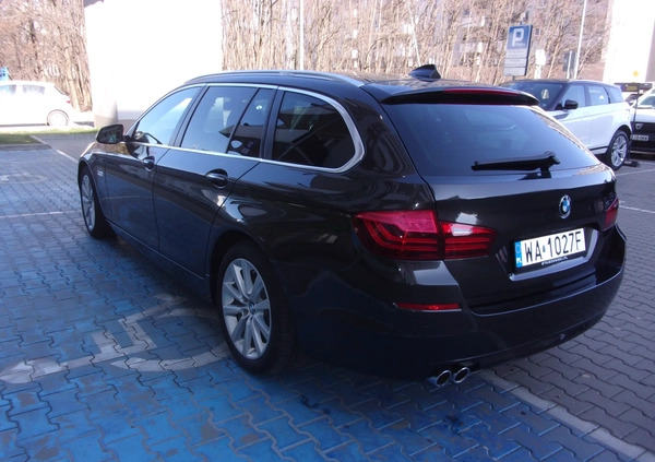 BMW Seria 5 cena 49550 przebieg: 224000, rok produkcji 2014 z Warszawa małe 301